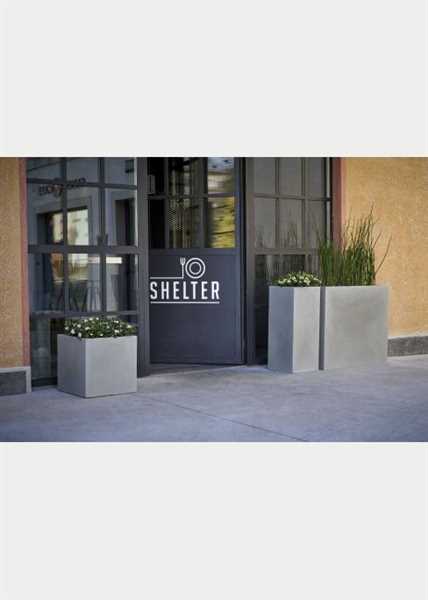 VASO CASSETTA DA ESTERNO KUBE HIGH BIANCO CM.80X30XH70