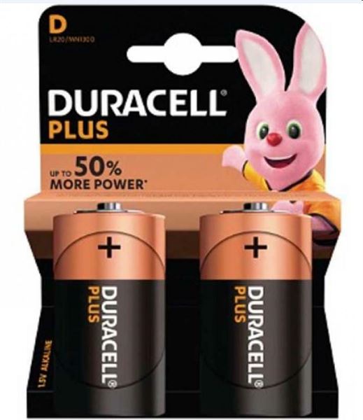 DURACELL PLUS POWERTORCIA BLISTER 2PZ. MN1300 LR20