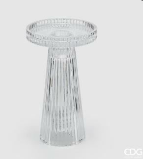 PORTAC.CONO RIGHE H16,5 D9,8       NATURAL