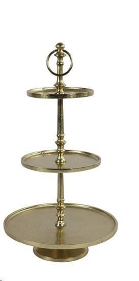 ETAGERE FAYA GRANDE ORO L27x27xH49CM