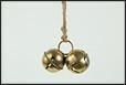 CHRISTMAS HANGER 2XBELL RD MELLE GOLD CM.35H