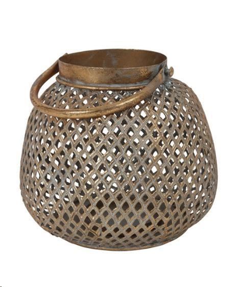 LANTERNA MARIBA ORO DIAM. CM17X21H