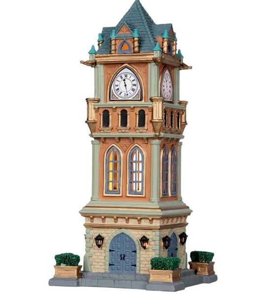 MUNICIPAL CLOCK TOWER INCL. ADAPTOR 44338, 100 mA (WHITE)