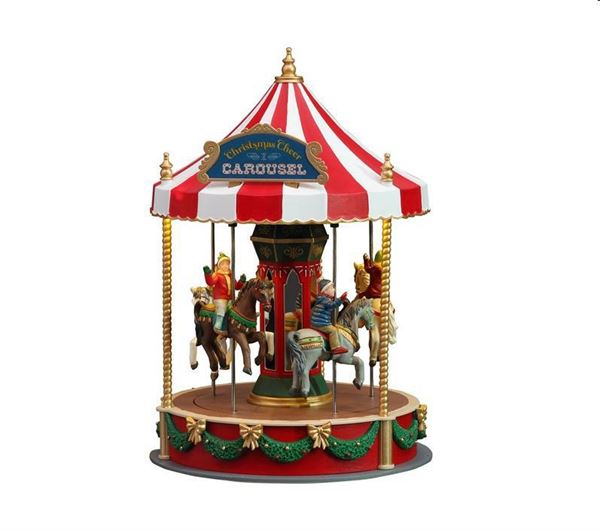 CHRISTMAS CHEER CAROUSEL,  B/O (4.5V)