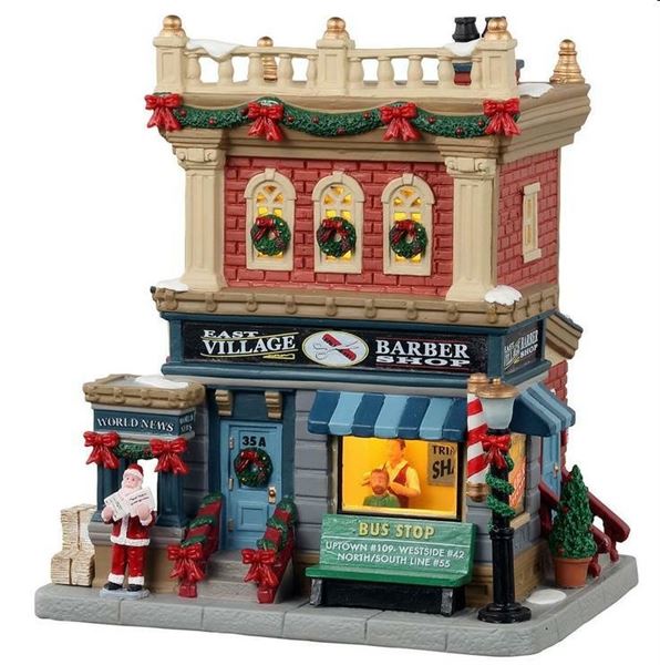 EAST VILLAGE BARBER SHOP INCL. ADAPTOR 44338, 100 mA (WHITE)