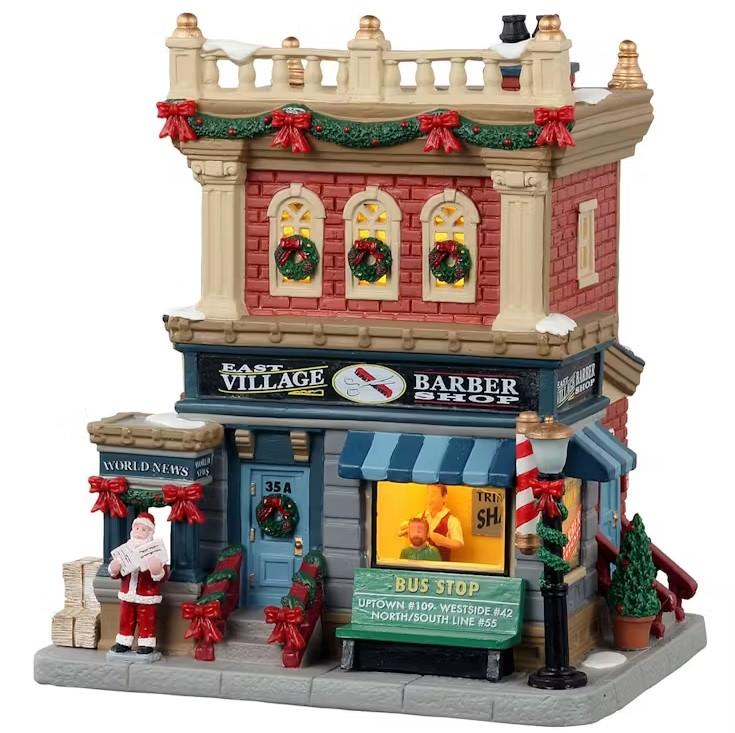 EAST VILLAGE BARBER SHOP INCL. ADAPTOR 44338, 100 mA (WHITE)