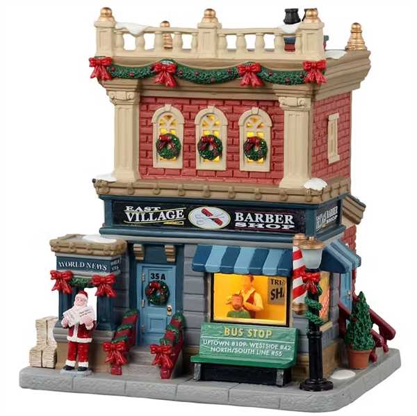 EAST VILLAGE BARBER SHOP INCL. ADAPTOR 44338, 100 mA (WHITE)