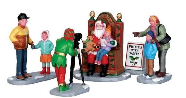 PHOTOS WITH SANTA,  SET OF 5