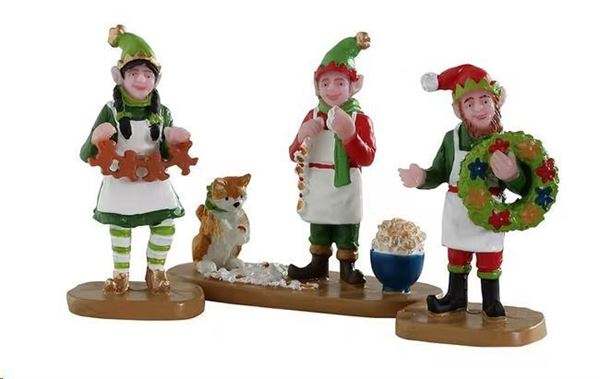 CRAFTY ELVES,  SET OF 3