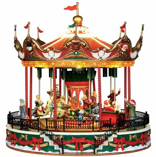 SANTA CAROUSEL, INCL. ADAPTOR 74254, 550 mA (WHITE)