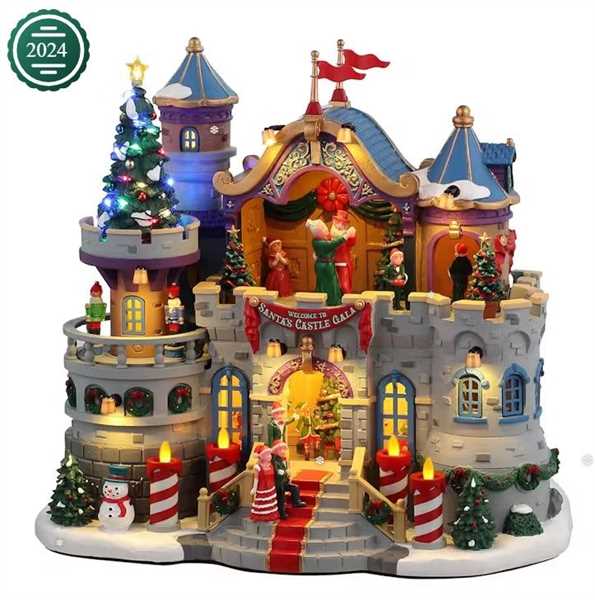 SANTA‘S CASTLE GALA, INCL. ADAPTOR 74254, 550 mA (WHITE)