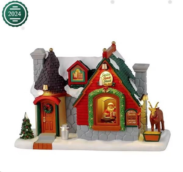 SANTA'S SNACK SHACK, INCL. ADAPTOR 44338, 100 mA (WHITE)