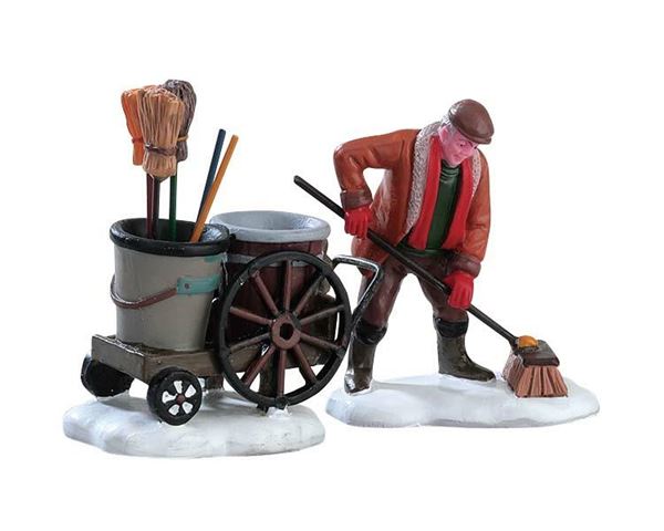 STREET SWEEPER,  SET OF 2
