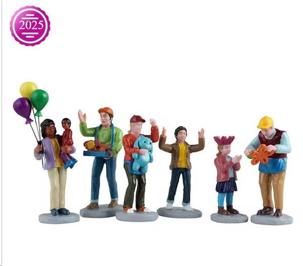 FUN AT THE CARNIVAL, SET OF 6