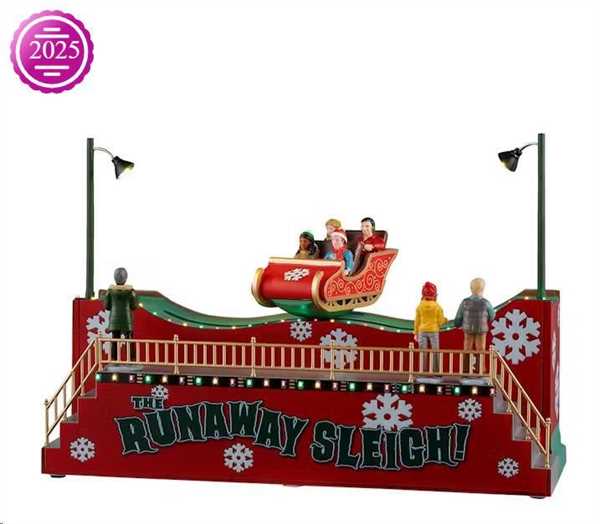 THE RUNAWAY SLEIGH, INCL. ADAPTOR 74254, 550 mA (WHITE)