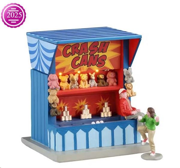 CRASH CANS GAME, SET OF 2, B/O (4.5V)