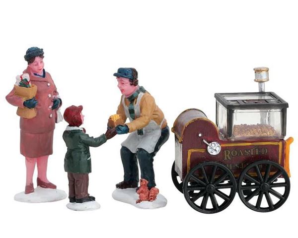 ROASTED CHESTNUT STAND, SET/4