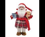 STANDING SANTA CLAUS W/PYJAMA 45CM