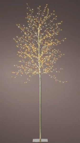 ALBERO RAMI ORO 720 LED CALDO+CLASSIC CM.D70X180H C/TRASF.