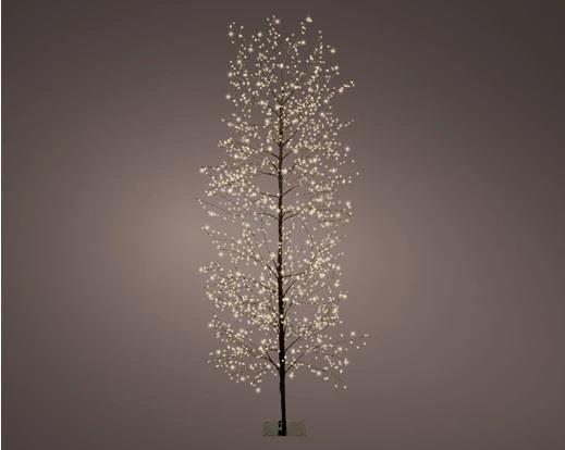 ALBERO RAMI NERO 1755 MICROLED L.CALDA CM.D70X180H C/TRASF.