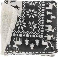  COPERTA YAEL 150X200CM DARK GREY