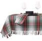  TOVAGLIA XMAS TARTAN 150X300CM WHITE