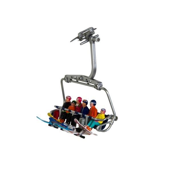 CONFEZIONE SNOWBOARDER SEDUTI - 6PZ