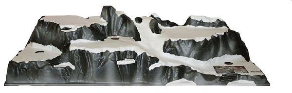 PAESAGGIO VILLAGGIO DE MONTAGNA 120x40CM