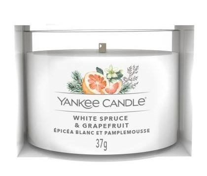 FILLED VOTIVE WHITE SPRUCE & GRAPEFRUIT