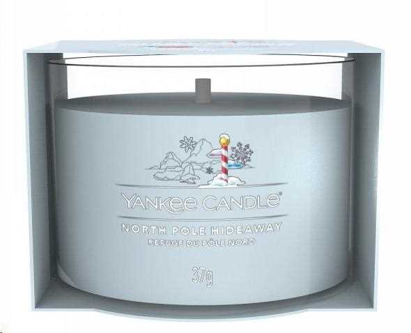 FILLED VOTIVE NORTH POLE HIDEWAY