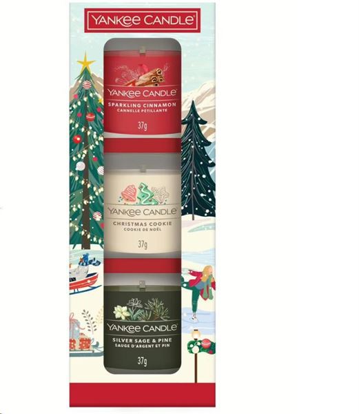 CONFEZIONE REGALO 3 VOTIVE CHRISTMAS