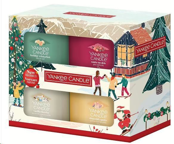 CONFEZIONE REGALO 4 FILLED VOTIVE CHRISTMAS