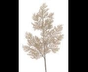 SNOWY BRANCH W/ LEAVES 76CM