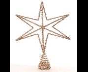 GOLD TREE TOP STAR 134CM