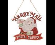 ?ETAL SANTA SIGN 29CM