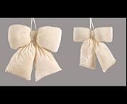 WHITE BOW 36CM