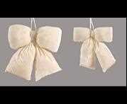WHITE BOW 36CM