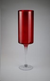PORTACANDELA ROSSO CM.D.12XH.45