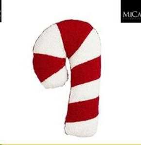 CUSCHION CANDY CANE RED - 127 XW 11 X H 45