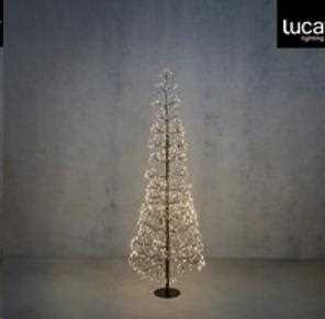 TREE LED BLACK CLASSIC WHITE 1200 LED IP44 ADAPTER INCLUDED