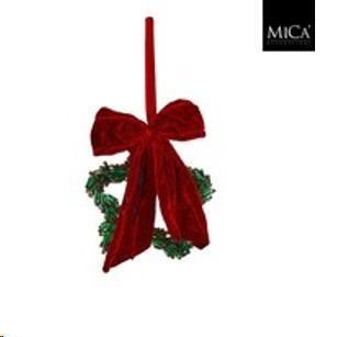 ORNAMENT STAR GREEN - H2XD12CM