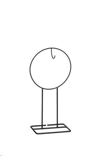 WREATH HOLDER BLACK - L30XW17XH65CM