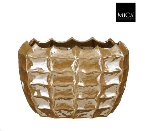 GAYA POT BROWN - L30XW19XH21CM