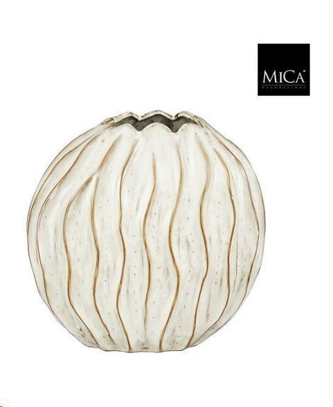 JOVI VASE WHITE - L27,5XW15,5XH27CM