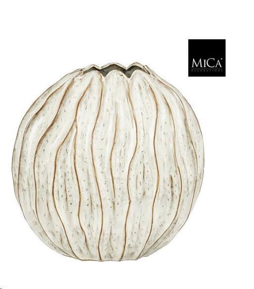 JOVI VASE WHITE - L35XW17XH35CM