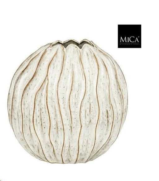 JOVI VASE WHITE - L35XW17XH35CM