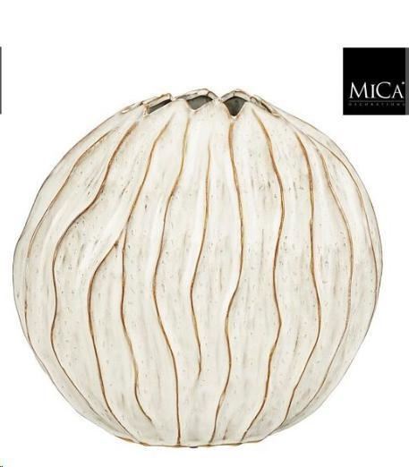 JOVI VASE WHITE - L43XW22,5XH41CM