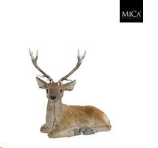 DECORATION DEER BROWN - L47XW26XH50CM