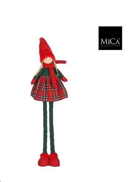 DECORATION GIRL EXTENDABLE  RED - L24XW20XH58/93CM