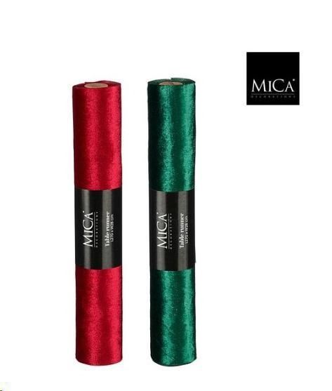 TABLERUNNER D. GREEN D. RED 2 ASSORTED DISPLAY - L270XW28CM